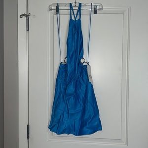 Blue Zara a-line dress